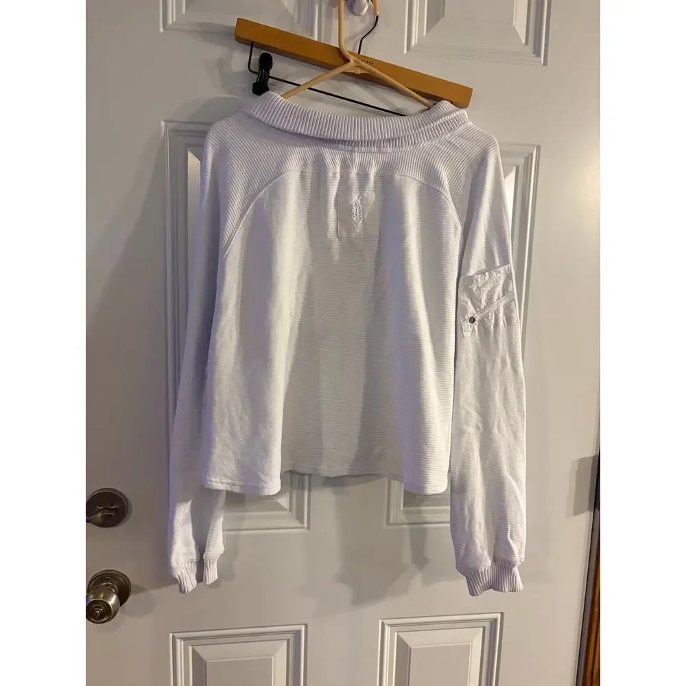 Free People FP Movement So Fly Henley Pullover XL - Picture 5 of 7